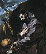 GRECO, El, St Francis Praying